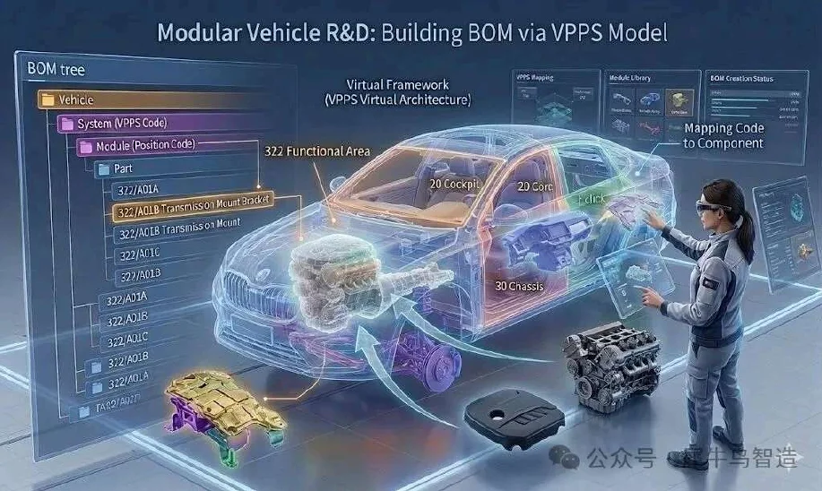 模块化整车研发:通过 VPPS 模型构建 BOM