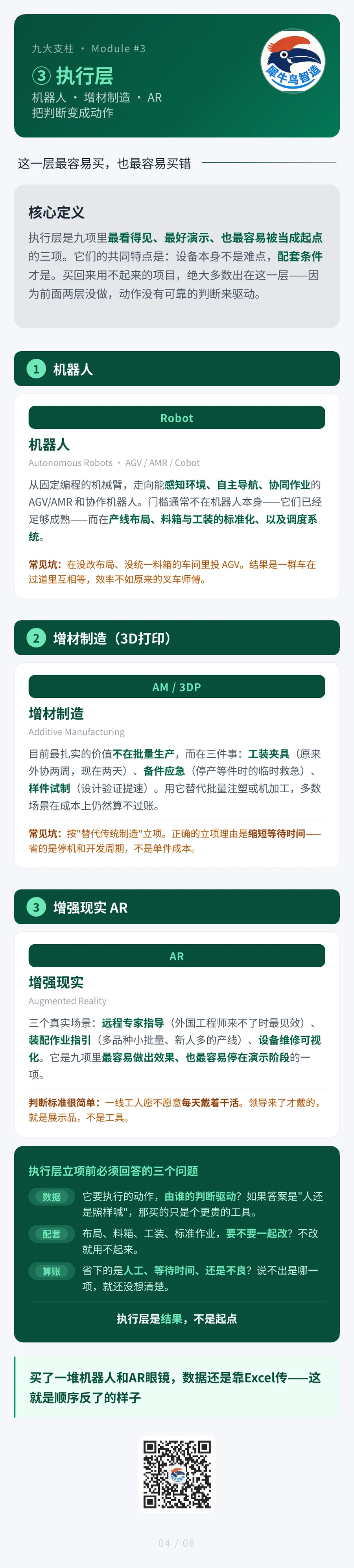 工业 4.0 九大技术支柱 4 / 6 · 执行层